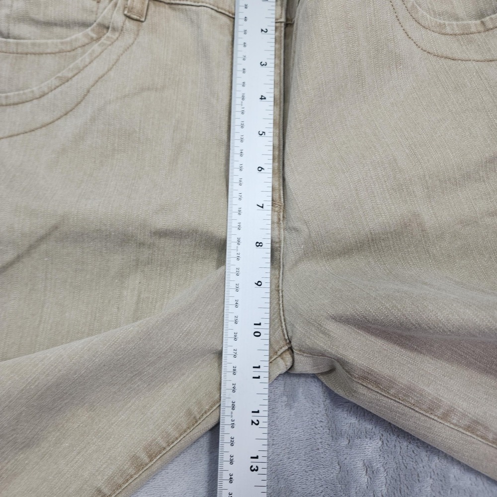 Vintage Christopher & Banks Jeans Womens 6 Beige Mid Rise Straight Leg Stretch - Picture 13 of 16